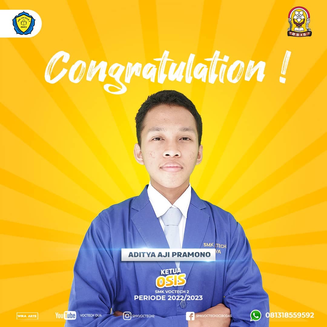 Terpilihnya Aditya Aji Pramono sebagai Ketua OSIS Periode 2021/2022