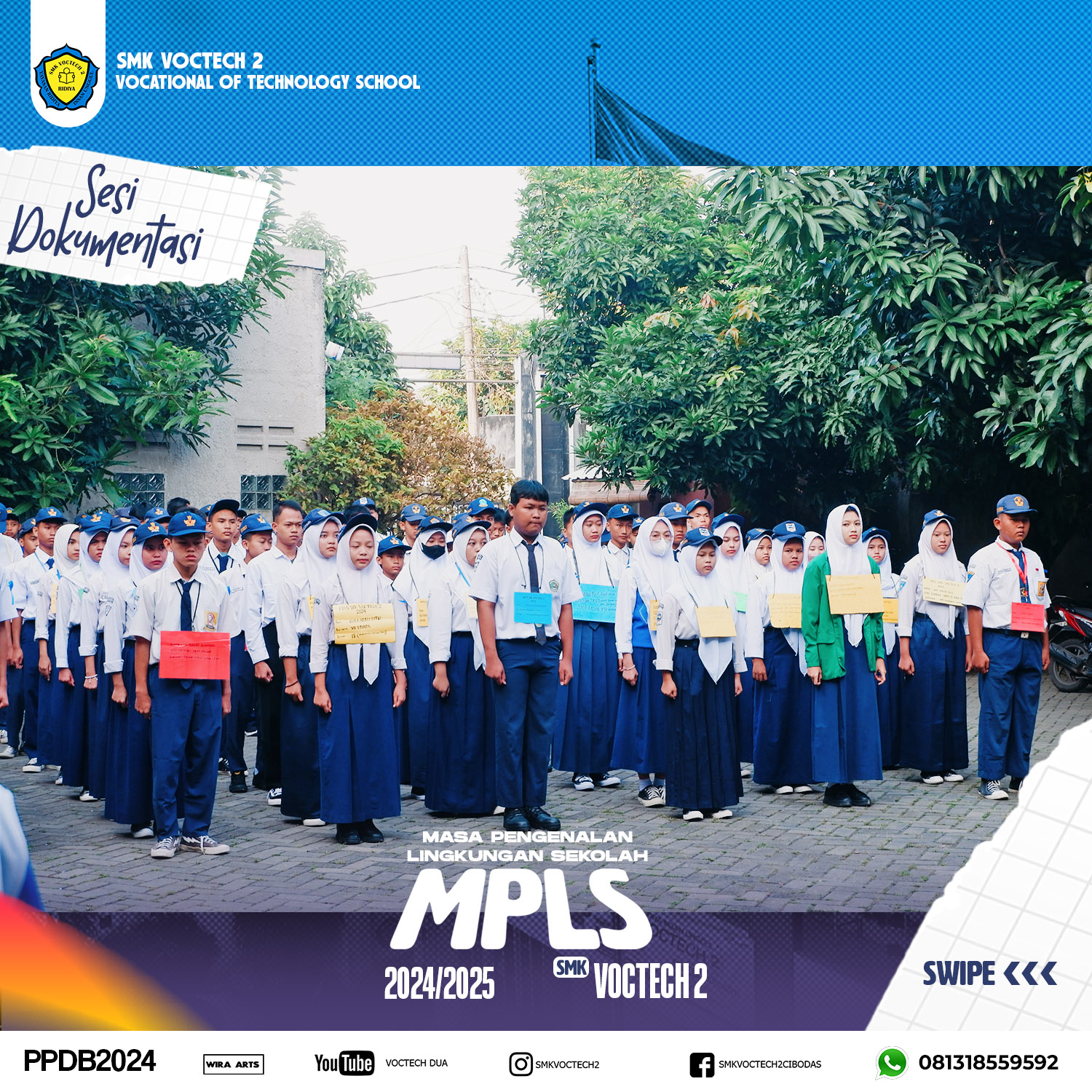 Masa Pengenalan Lingkungan Sekolah (MPLS) SMK Voctech 2 TA 2024/2025