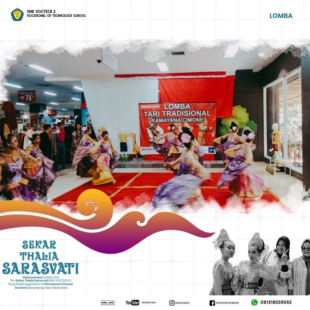 SMK Voctech 2 mengikuti Lomba Tari Tradisional