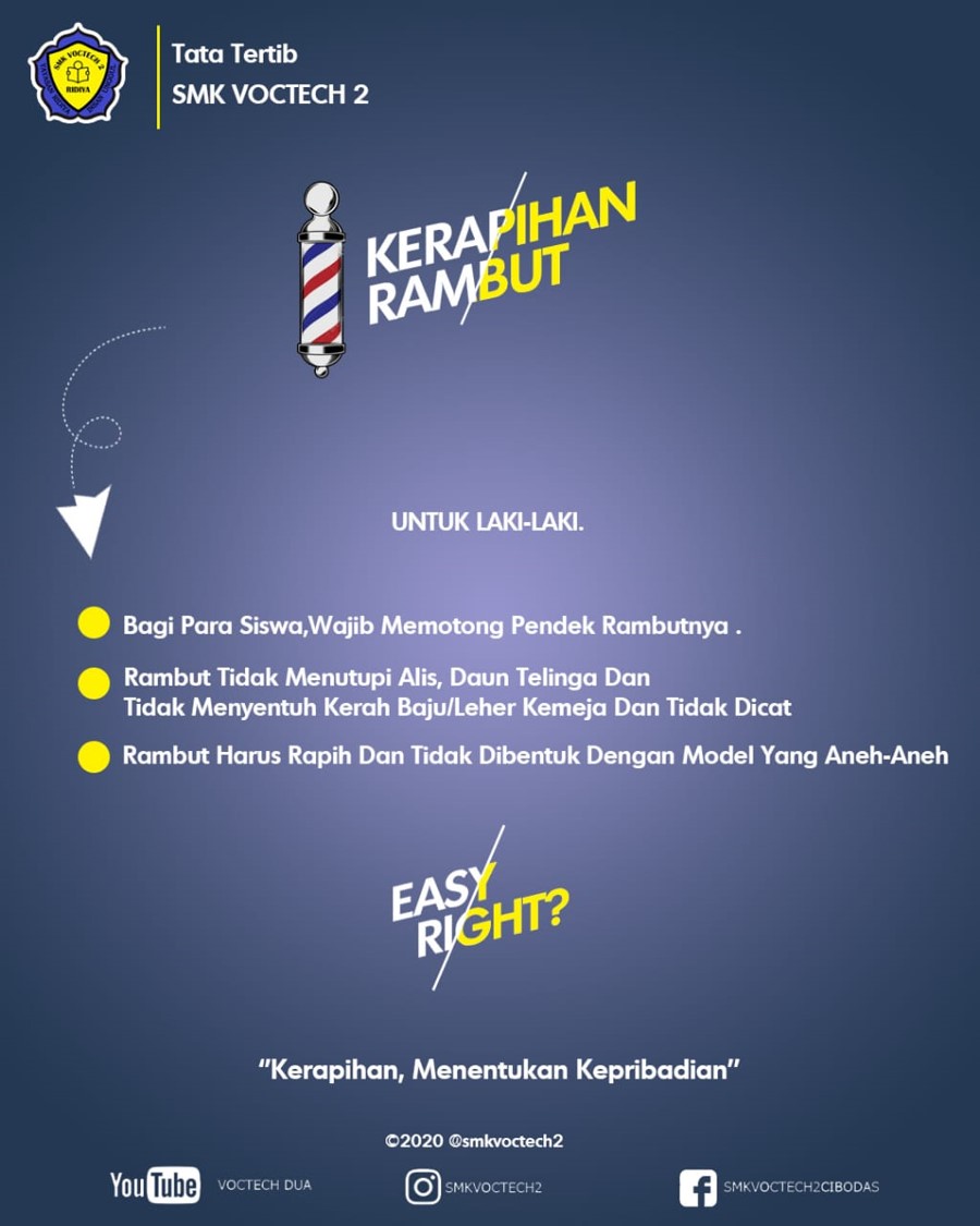 Jangan Remehkan Aturan Rambut Siswa !